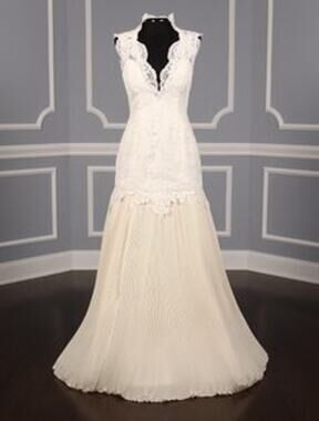 ST PUCCHI Mia Z300 Ivory Sleeveless Wedding Dress Ivory Lace Bridal Gown 4